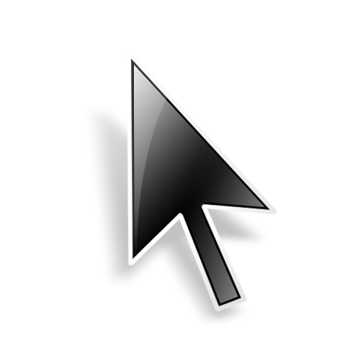 Cursor Arrow Transparent Png (gray, silver, lavender, black, white)