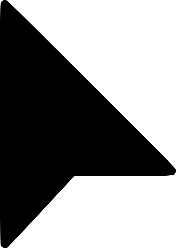 Cursor Png Isolated Transparent Image (black, white)