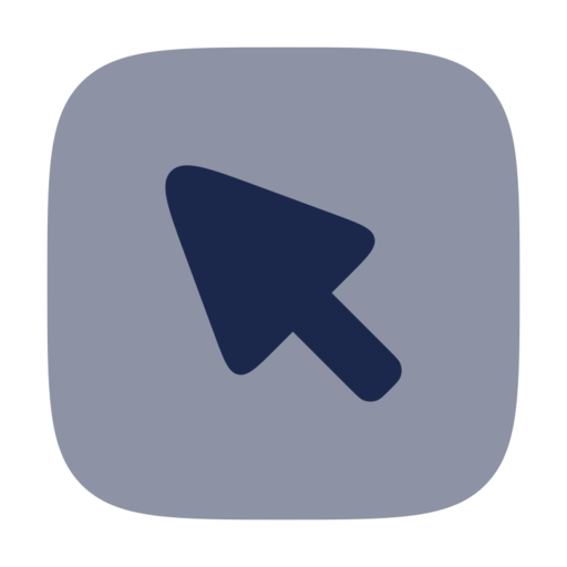 Cursor Square Free Png Icon Download (navy, black)