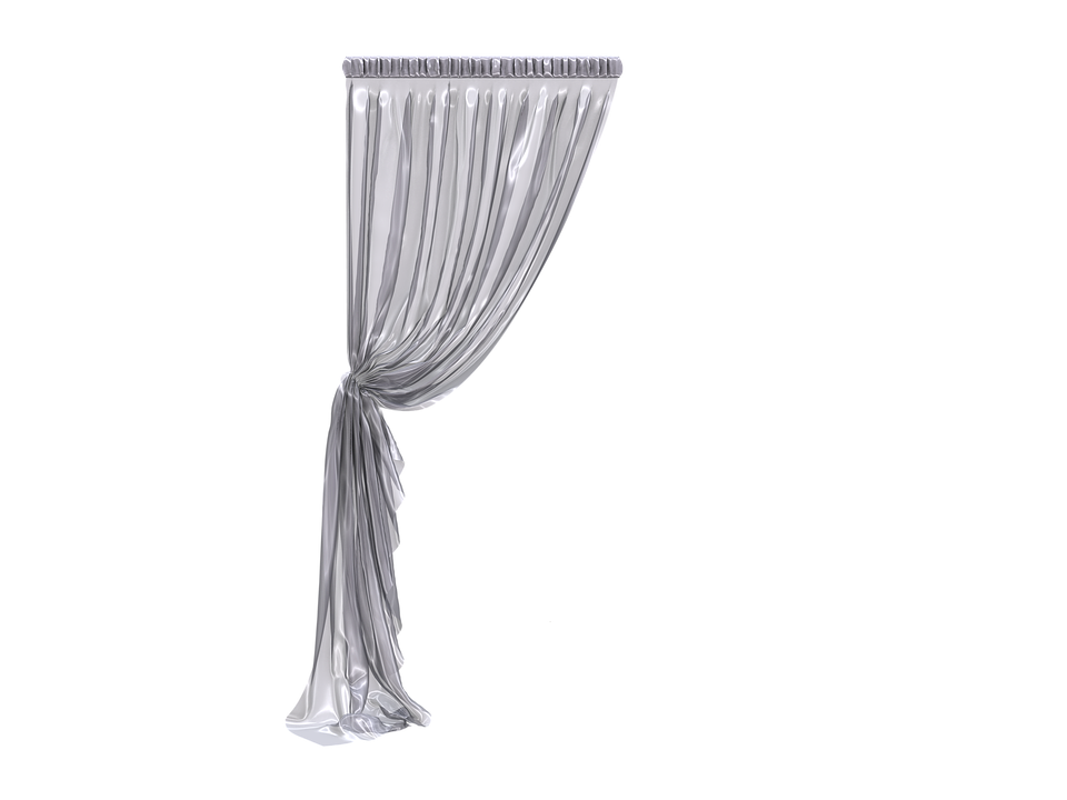 Curtains Transparent Background (gray, black)