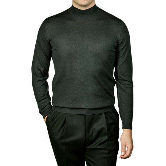 Turtle Neck Shirt Png Photos (black)