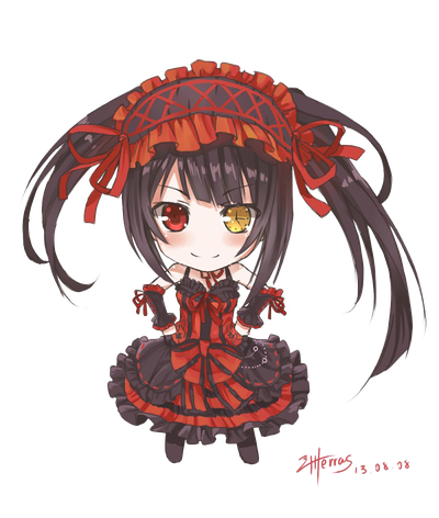 Kurumi Tokisaki Png Free Download (gray, beige, black)