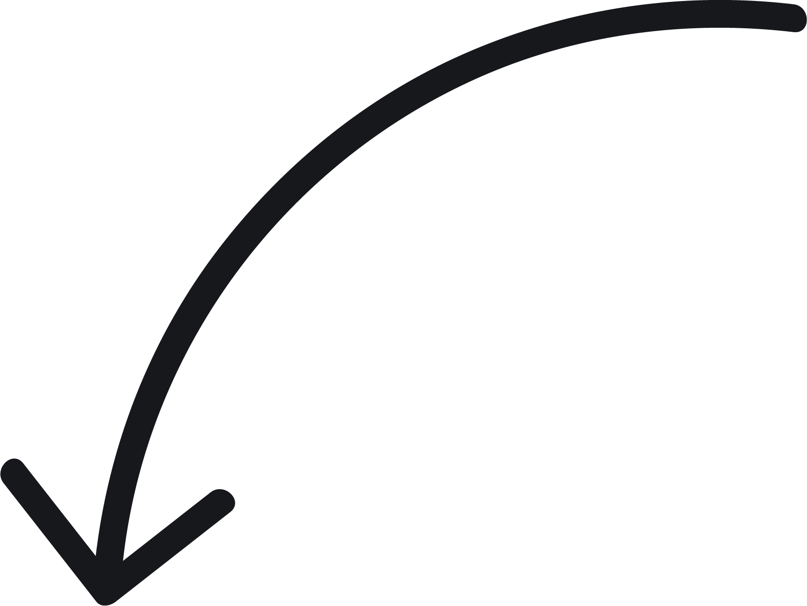 Curved Arrow Png Free Download (black, white)