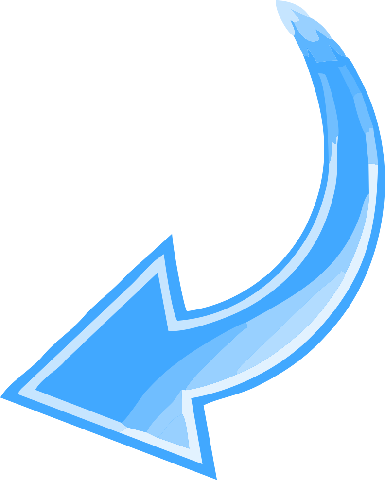 Curved Arrow Png Hd (silver, white, greenish blue)