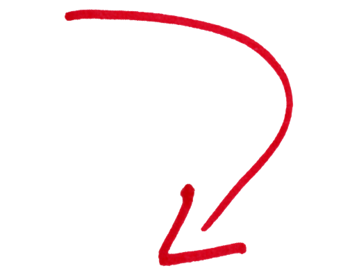 Curved Arrow Png Image (white, pink, red)