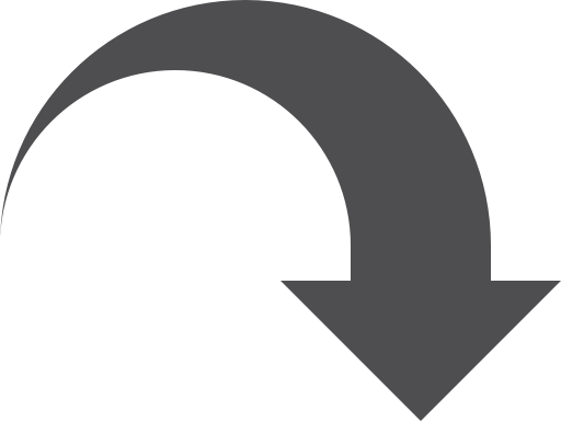 Curved Arrow Png Picture (gray, black, indigo)