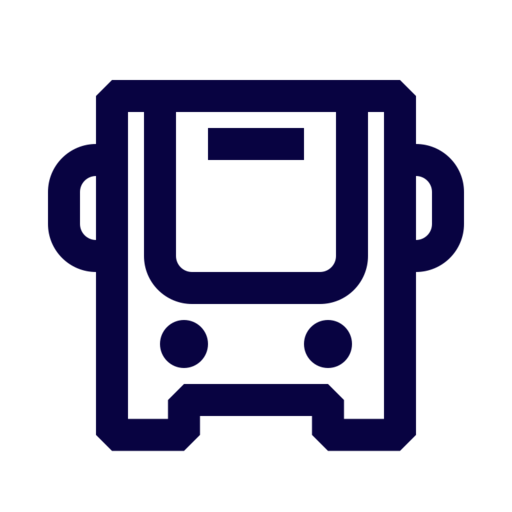 Bus 1 Free Transparent Png Icon Download (navy, black)