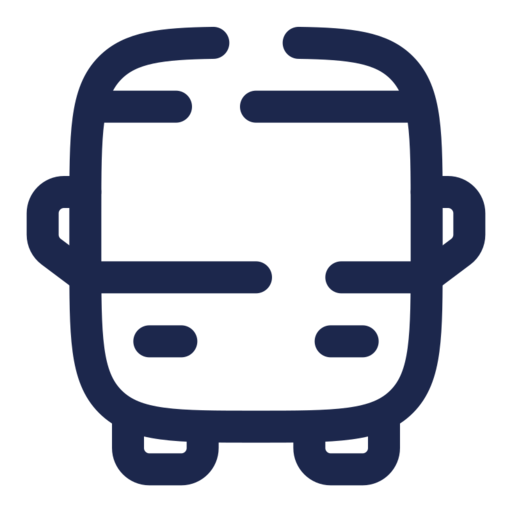 Bus Free Png Icon (navy, black)