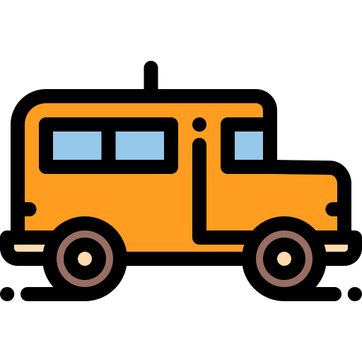 Bus School Vehicle Icon Free Transparent Png Icon Download (olive, silver, orange, black)