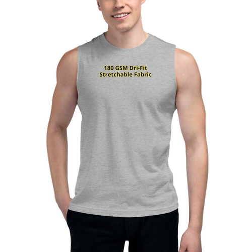 Muscle T Shirt Png File (silver, black)