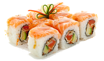 Sushi Png Image (black, silver, beige)