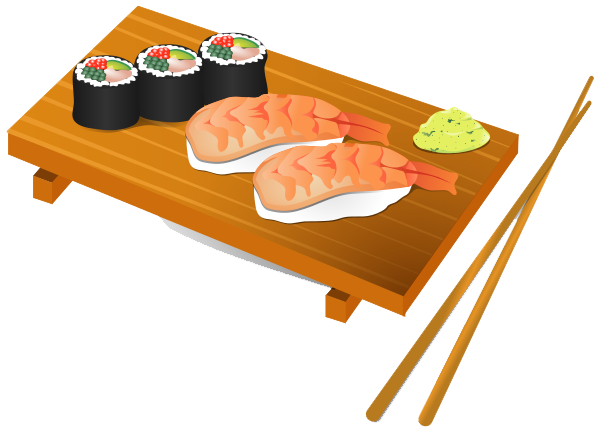 Sushi Transparent Png (black, chocolate, white)