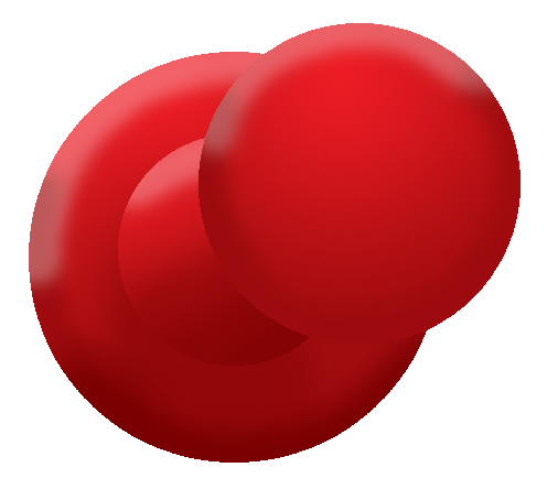 Pushpin Png Picture (maroon, white)