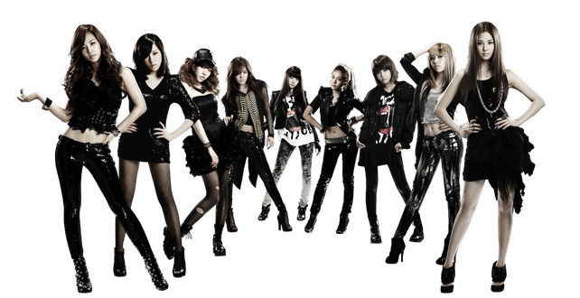 Music Group Girls Generation Png Clipart (black)