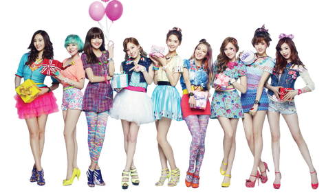 Music Group Girls Generation Transparent Png (black)