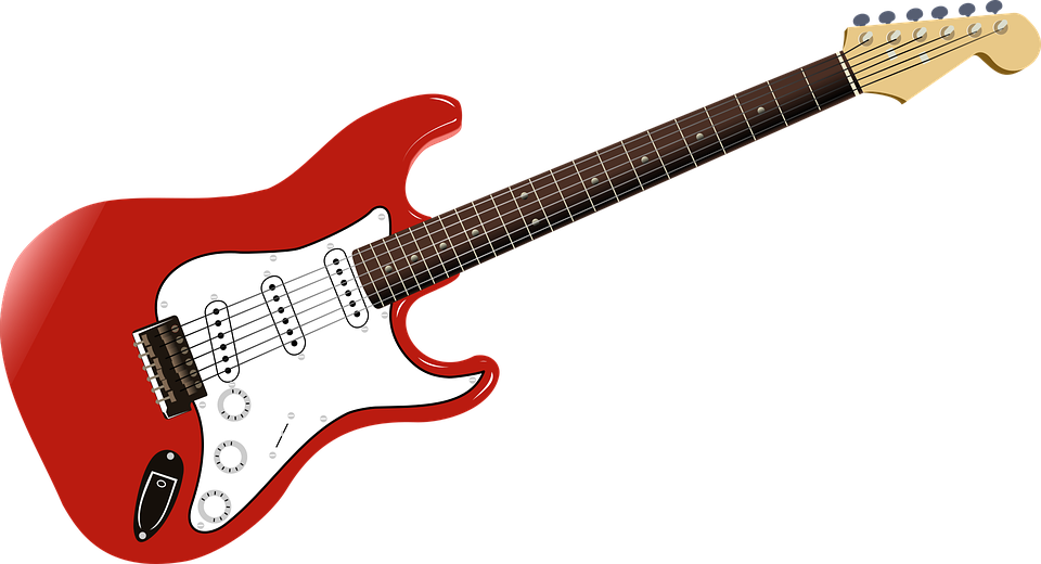 Music Red Guitar Png Pic (white, lavender, red, black, maroon)