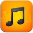 Music Audio Free Png Icon Download (gold, orange, black)