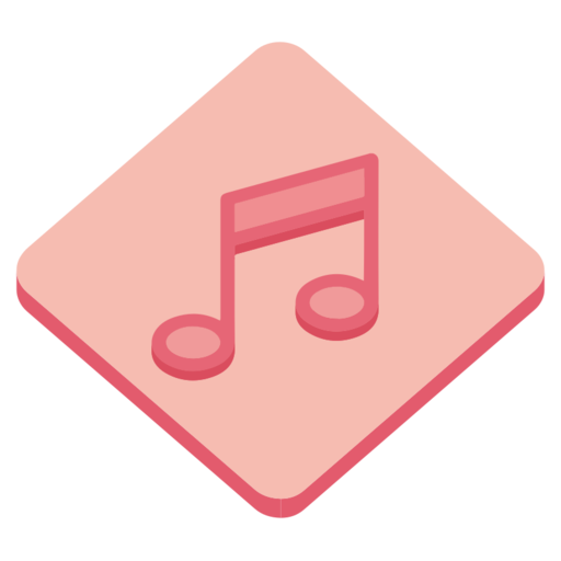 Music Free Transparent Png Icon Download (pink, salmon, black)