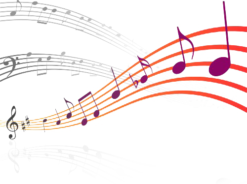 Musical Png Transparent File (white, lavender)