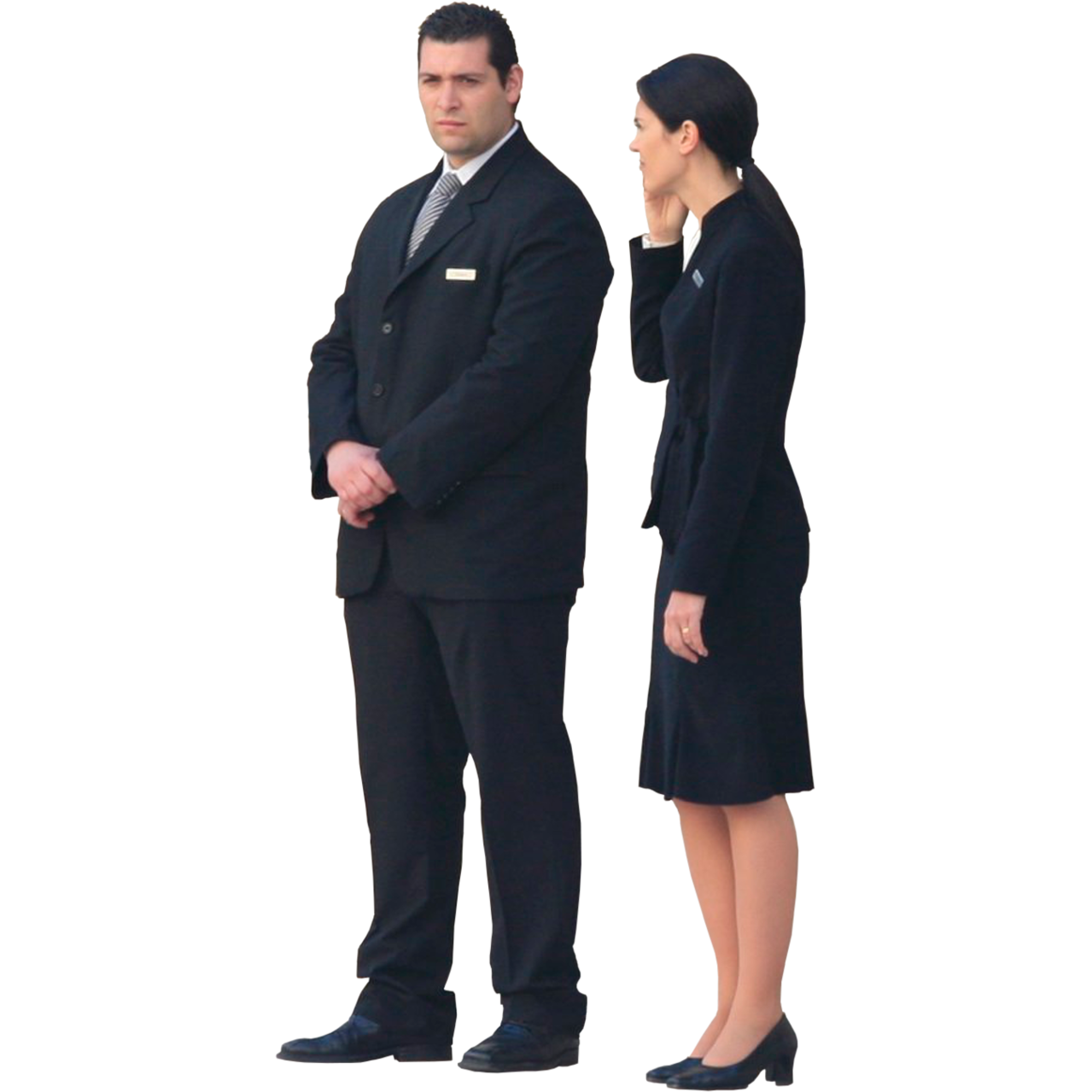 Business People Png Cutout (black)