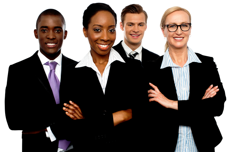 Business People Team Png Photo (black, gray, white)