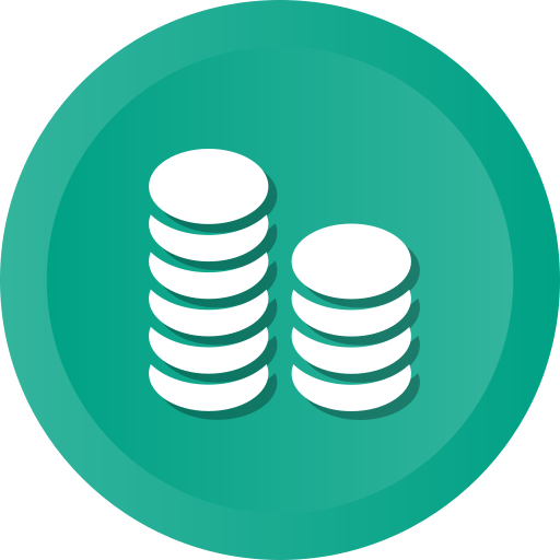 Business Coins Finance Banking Bank Marketing Free Nobackground Png Icon Download (teal, black, white)