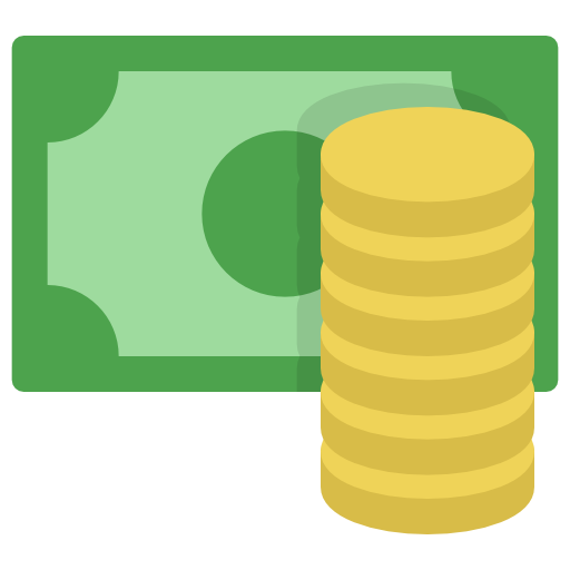 Business Color Money Coins Icon Free Png Icon Download (silver, salmon, black, gray, green)