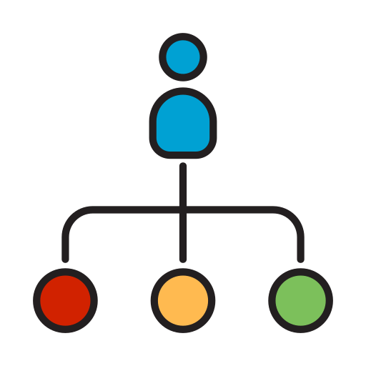 Business Group Management Organization Hierarchy Network Teamwork Team Structure Icon Free Nobackground Png Icon Download (salmon, red, black, gray, teal)