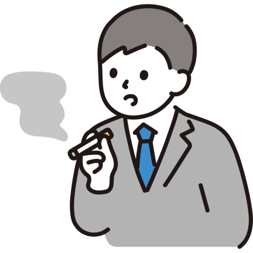 Business Person Smoking Free Png Icon Download (silver, white, black, gray)