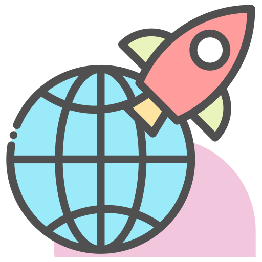 Business Rocket Start Icon Free Nobackground Png Icon Download (salmon, mint, black, gray, pink)