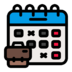 Business Schedule Workdays Work Days Calendar Briefcase Icon Free Transparent Png Icon Download (greenish blue, beige, black, gray, teal)