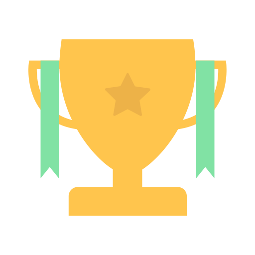 Business Success Achievement Badge Medal Prize Trophy Icon Free Nobackground Png Icon Download (salmon, mint, black, gold, chocolate)