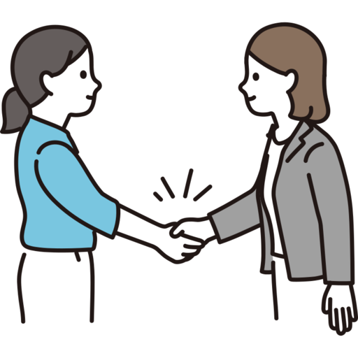 Business Woman Shaking Hands Free Png Icon Download (silver, white, black, gray)