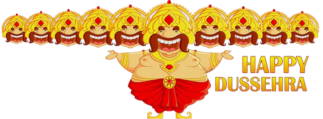 Dussehra Png Clipart (salmon, black, red)