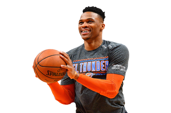 Russell Westbrook Png Image (red, indigo, black, maroon)