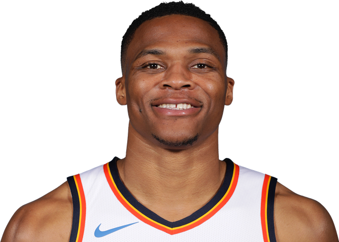 Russell Westbrook Png Pic (lavender, black, white)