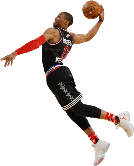 Russell Westbrook Png Picture (black)