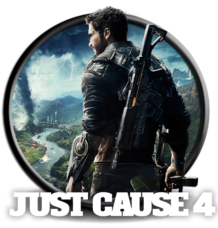 Just Cause Game Png File (black, lavender, white)