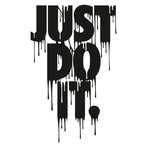 Just Do It Png (black, white, lavender, silver)