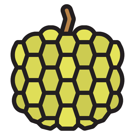 Custard Apple Png Picture (black, salmon, gold)