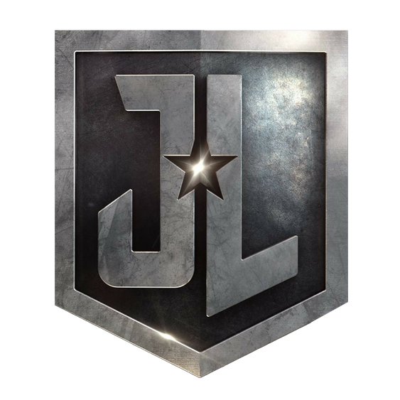 Justice League Logo Png File (black, gray)