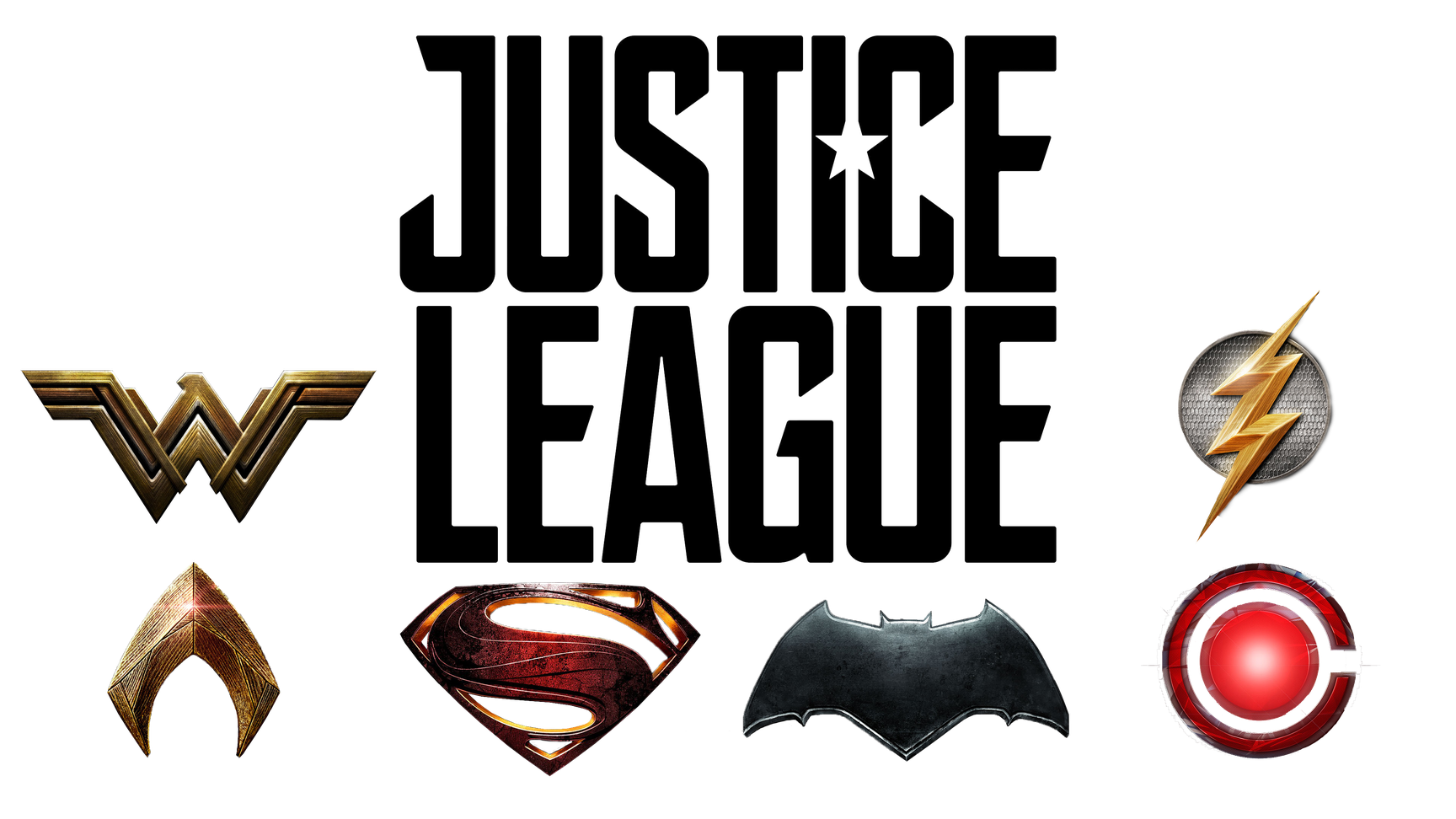 Justice League Png Clipart (black)