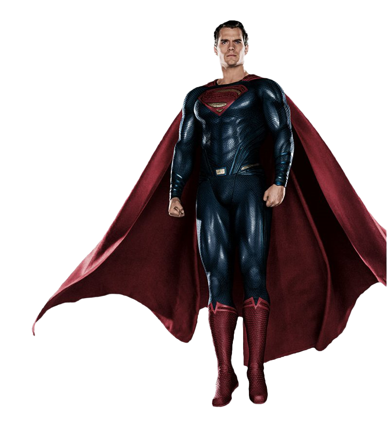 Justice League Superman (black, white)