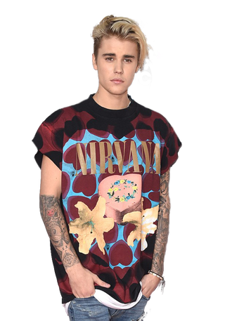 Justin Bieber Png Image (white, black)