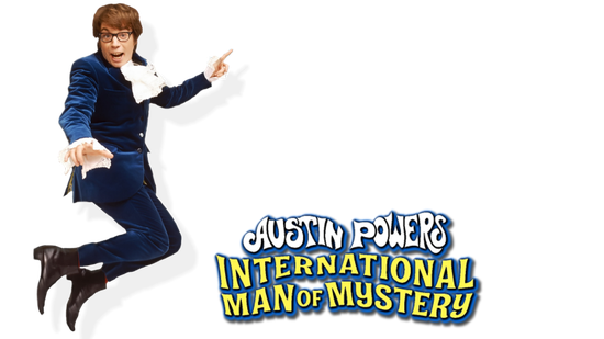 Austin Powers Png File (white, black)