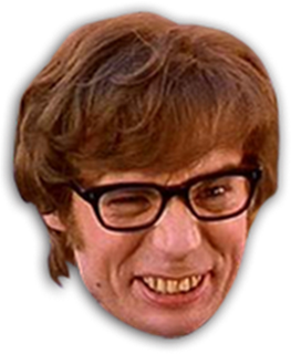 Austin Powers Png Hd Isolated (black)