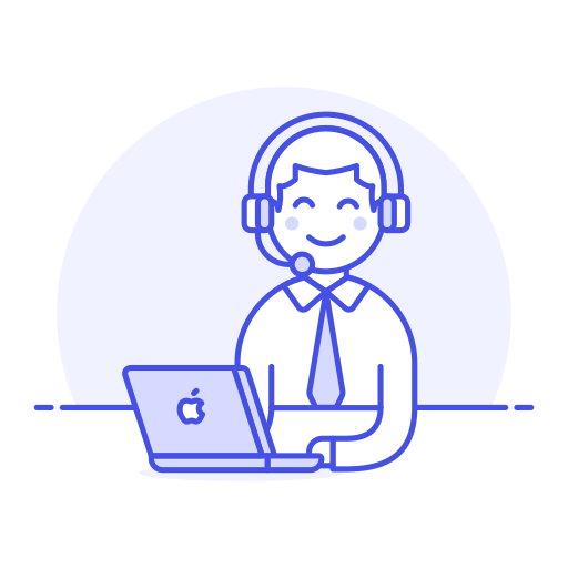 Customerserviceman Free Transparent Png Icon Download (lavender, black, white)