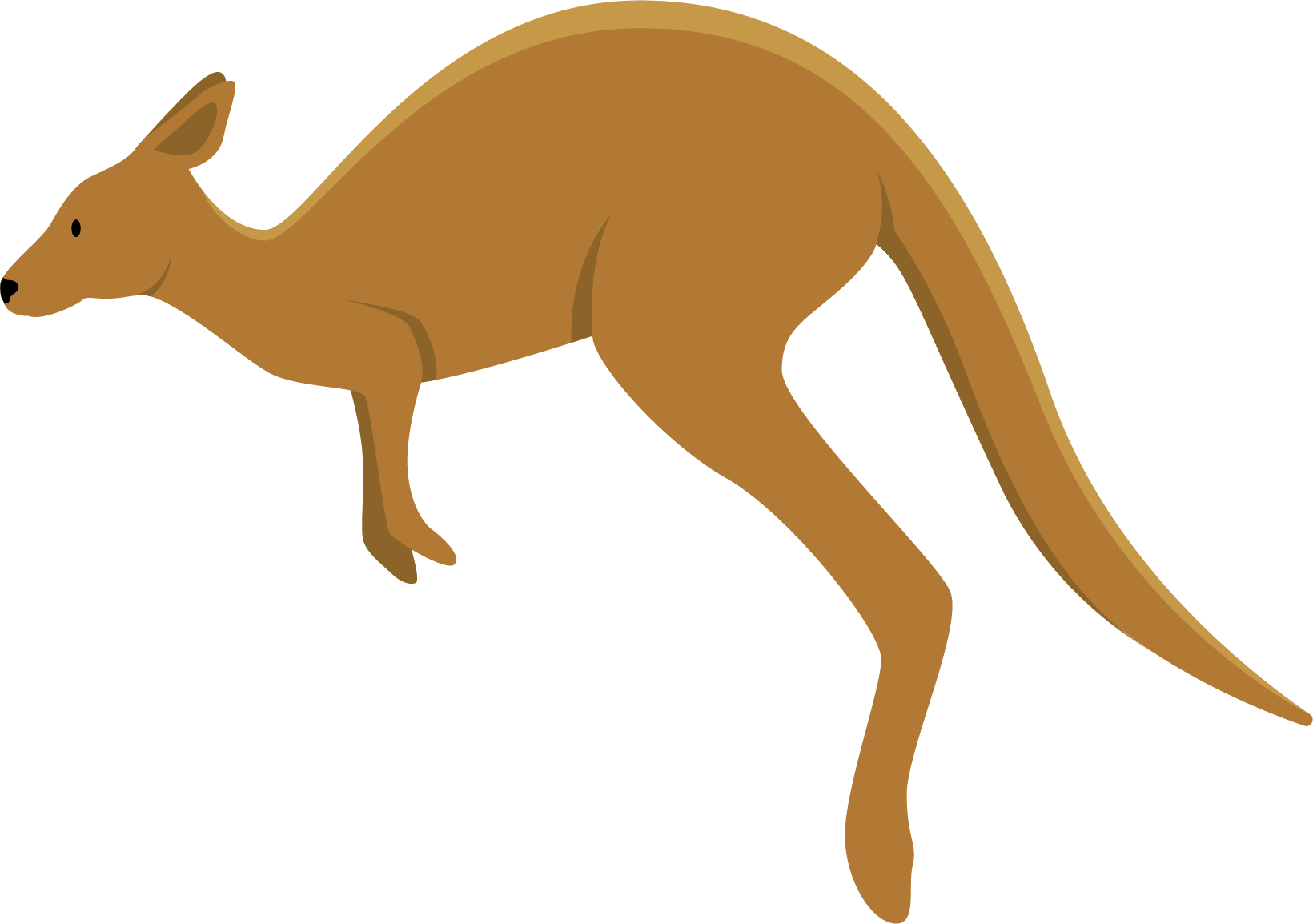 Australia Kangaroo Png Pic (white, chocolate)