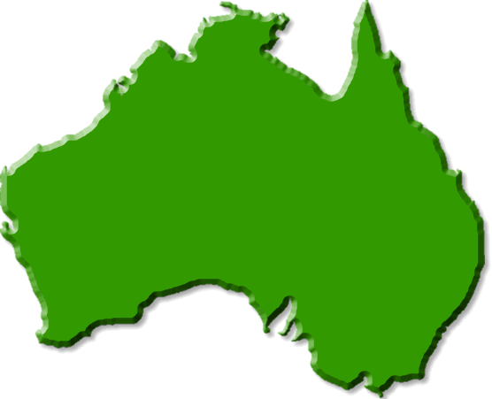 Australia Png Background Image (white, green)