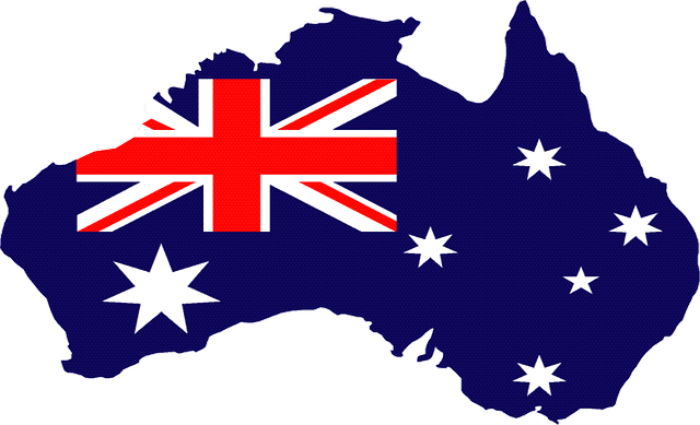 Australia Png Clipart (white, black, red, navy)